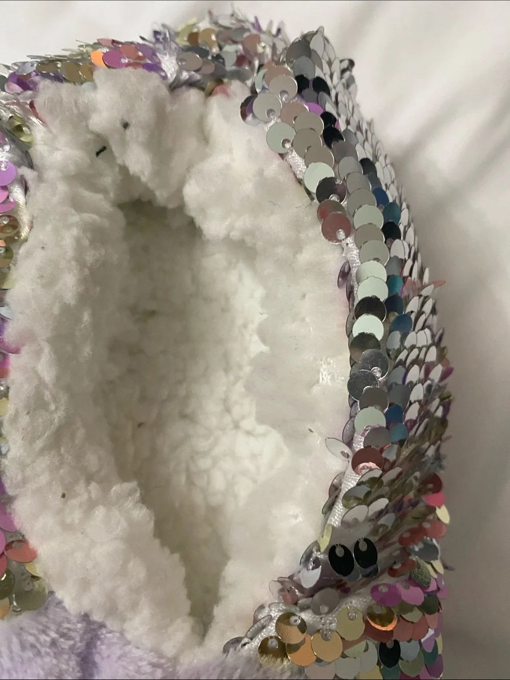 Fuzzy Babba slippers lavender